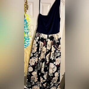 Betsy & Adam Formal One Shoulder Dress